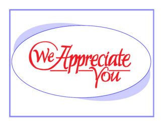 2592 WE APPRECIATE YOUR BUSINESS POSTCARD