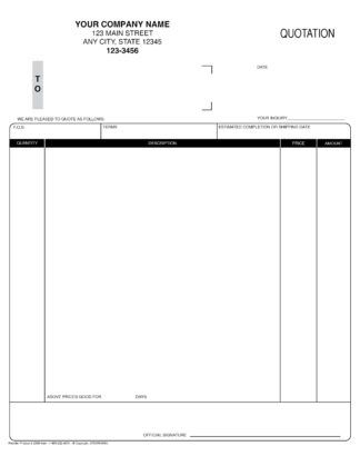 2597 Quotation Form