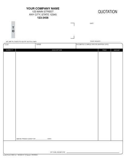 2597 quotation form