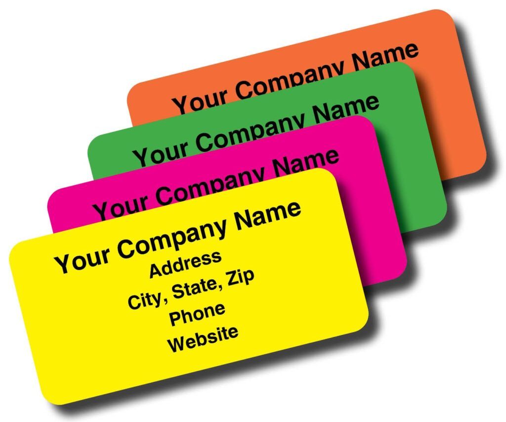 2616H Custom Label 11/2 X 3