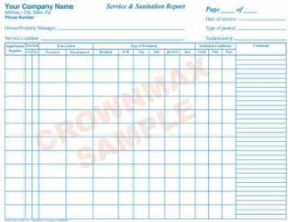 2655 Service & Sanitation Report