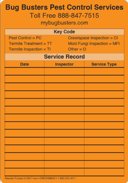 2657 annual inspection record