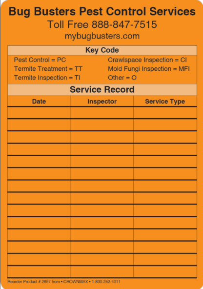 2657 Annual Inspection Record