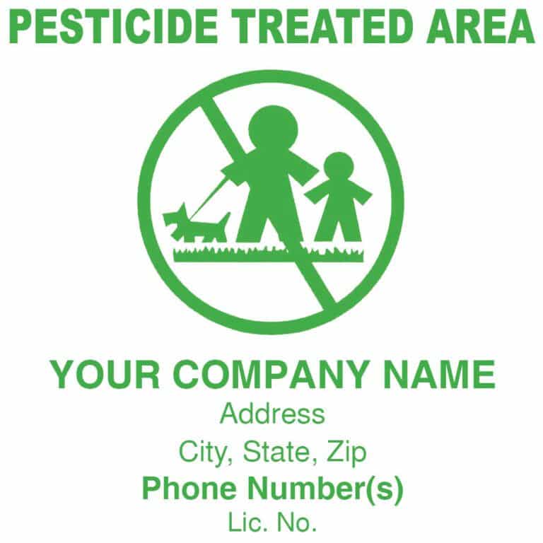 2675 Lawn Treatment Flags