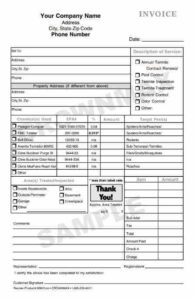 Crownmax printed business forms 2 2691 invoice