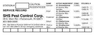 2720 Preview Service Inspection Label