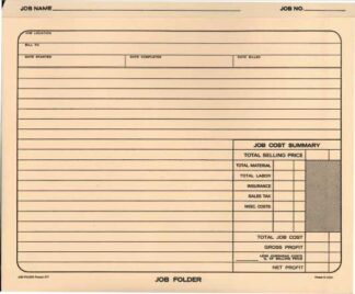 2770 Job Folder - Expandable