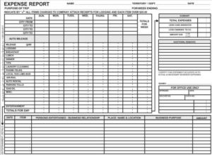Crownmax printed business forms 7 2788 - weekly expense report