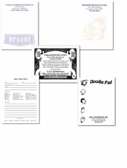 3205 advertising notepads