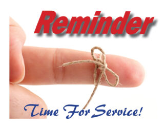 3444 Reminder Time For Service