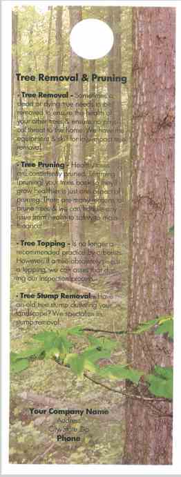 3533 – Tree Removal & Pruning Door Hanger