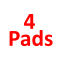 4 pads