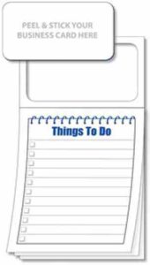 4101 magnetic notepad – things to do