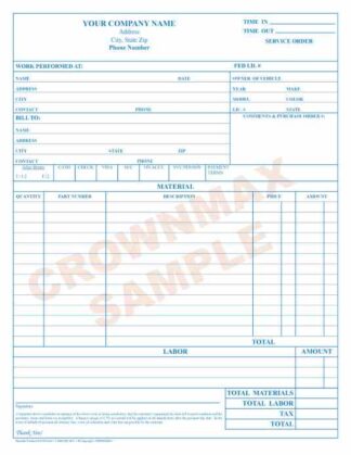 5122 Service Order