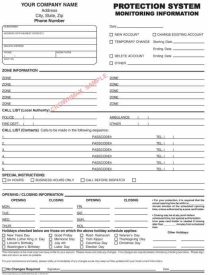 5223 protection system monitoring information