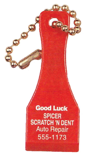 6025 - lottery scraper with chain