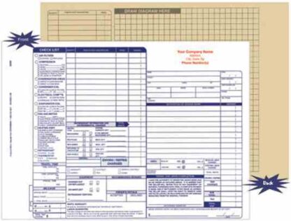 6814 HVAC Service Order / Invoice