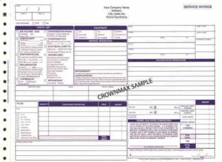 6816 HVAC Service Order / Invoice