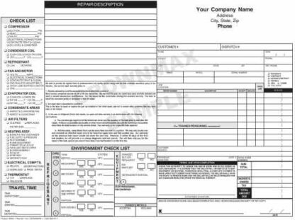 6843 Service Order / Invoice