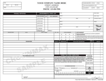 6852 work order/invoice