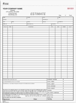 6972 - Repair Estimate - 2-pt