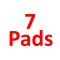 7 pads