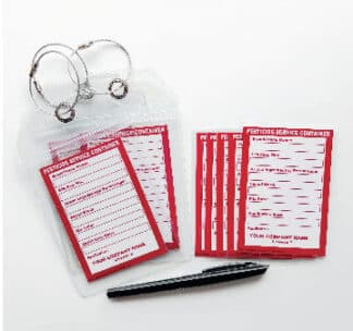 Pesticide Service Container ID Tags 