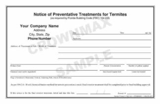 7023 FL Notice of Preventative Treatments