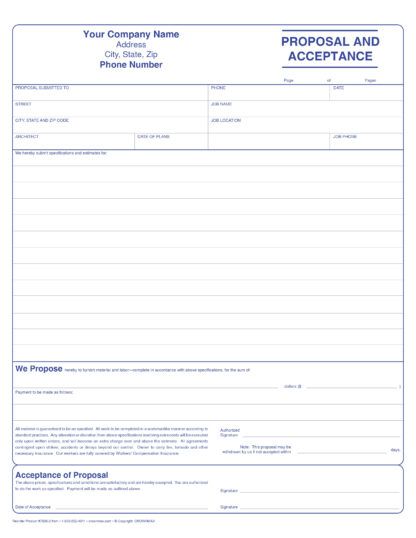7029 Proposal & Acceptance