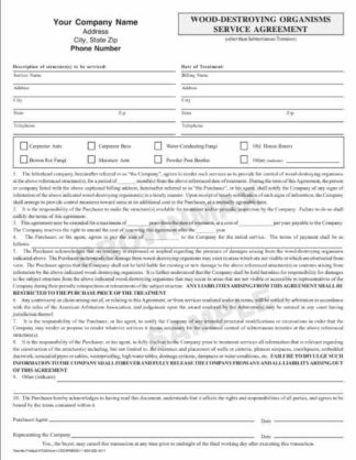 7031 WDO Service Agreement