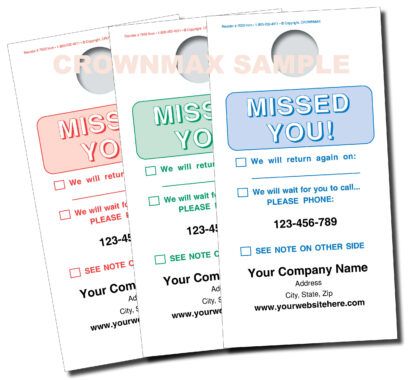 7053 – Missed You Door Hanger