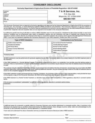 7102 Kentucky Consumer Disclosure Report