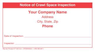7123 Crawl Space Inspection