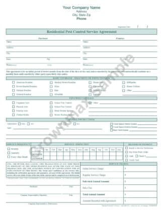 Residential Service Agreement