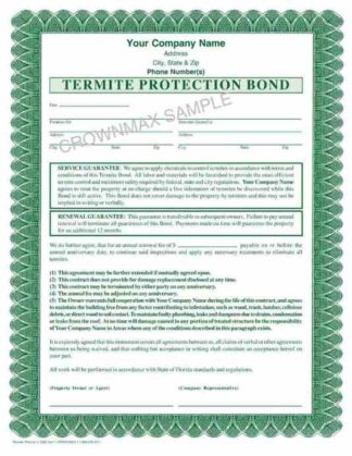 7263 Termite Protection Bond