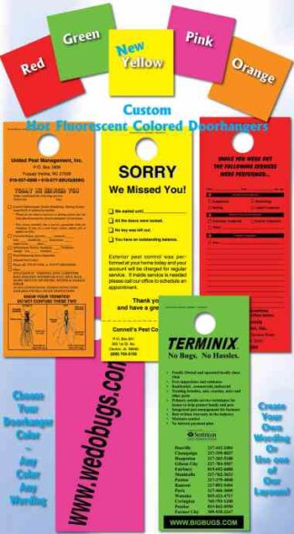 8209 Fluorescent Door hanger large