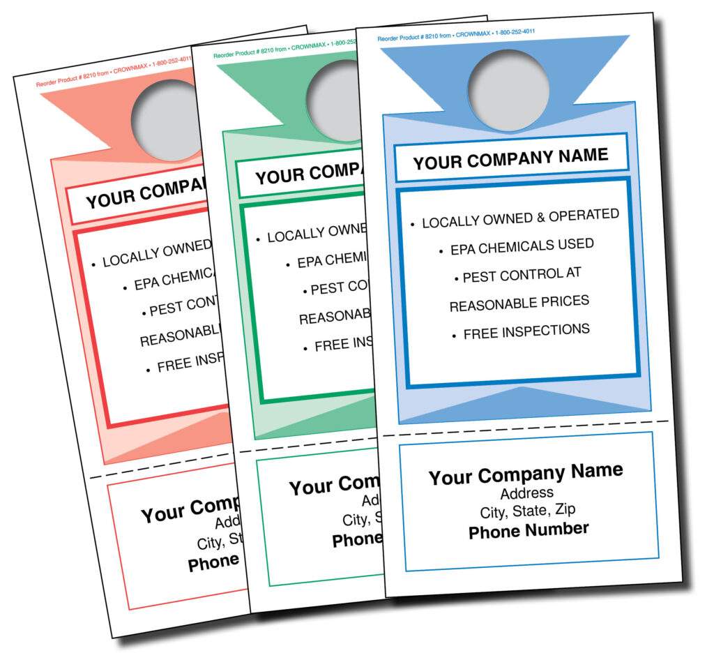 8210 Advertising Door Hanger