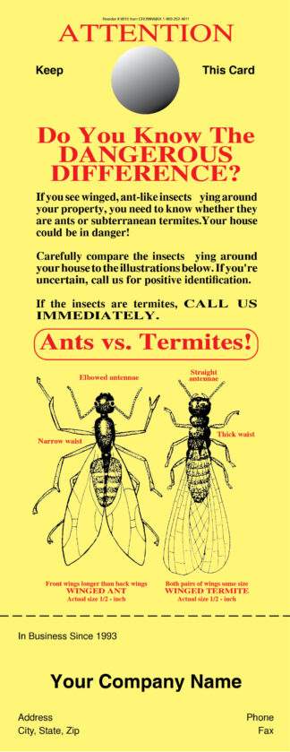8215 Ants Vs Termite Door hanger