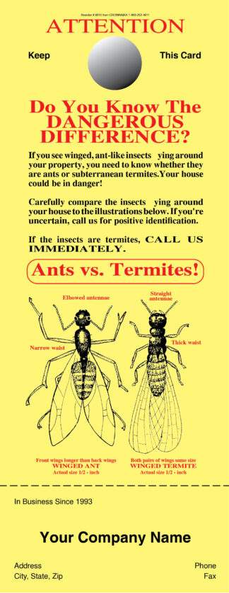 8215 Ants Vs. Termite Door hanger