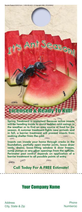 8223 – Ant Season Door Hanger