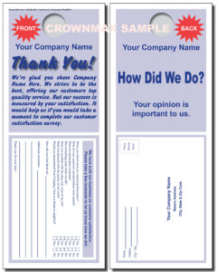 Customer feedback forms